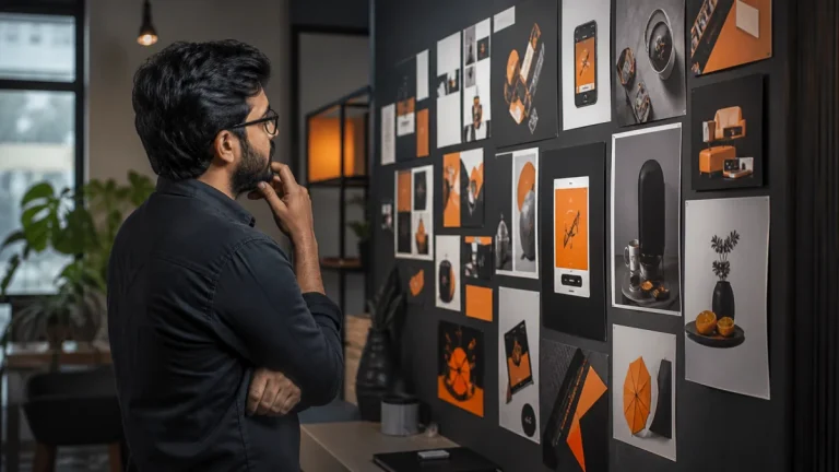 Indian digital marketing editorial image illustrating How Social Media Creative Helps Build a Stronger Brand