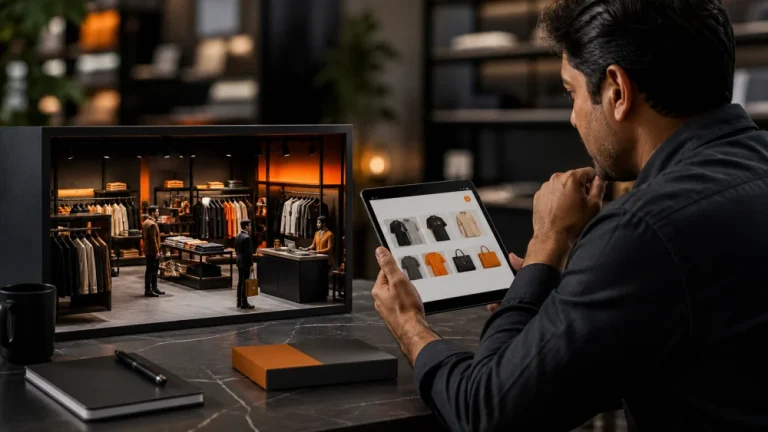 Indian digital marketing editorial image illustrating Is E-Commerce Really Leading To The End Of Traditional Retail Stores?