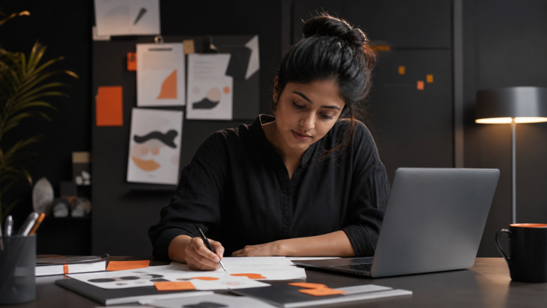 Indian digital marketing editorial image illustrating Practical Blog Writing Tips for Better Results