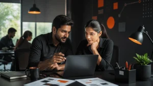 Indian digital marketing editorial image illustrating Why Blogging Still Matters for Business Growth