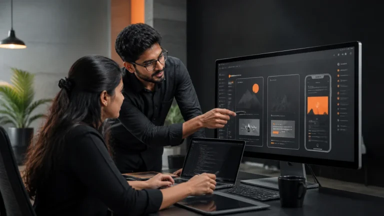 Indian digital marketing editorial image illustrating Best Web Design & Development Company in Pune