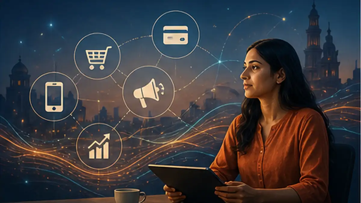 Indian marketer analysing digital advertising and commerce trends for 2026