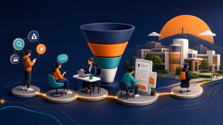 Admissions funnel for Pune educational institutes