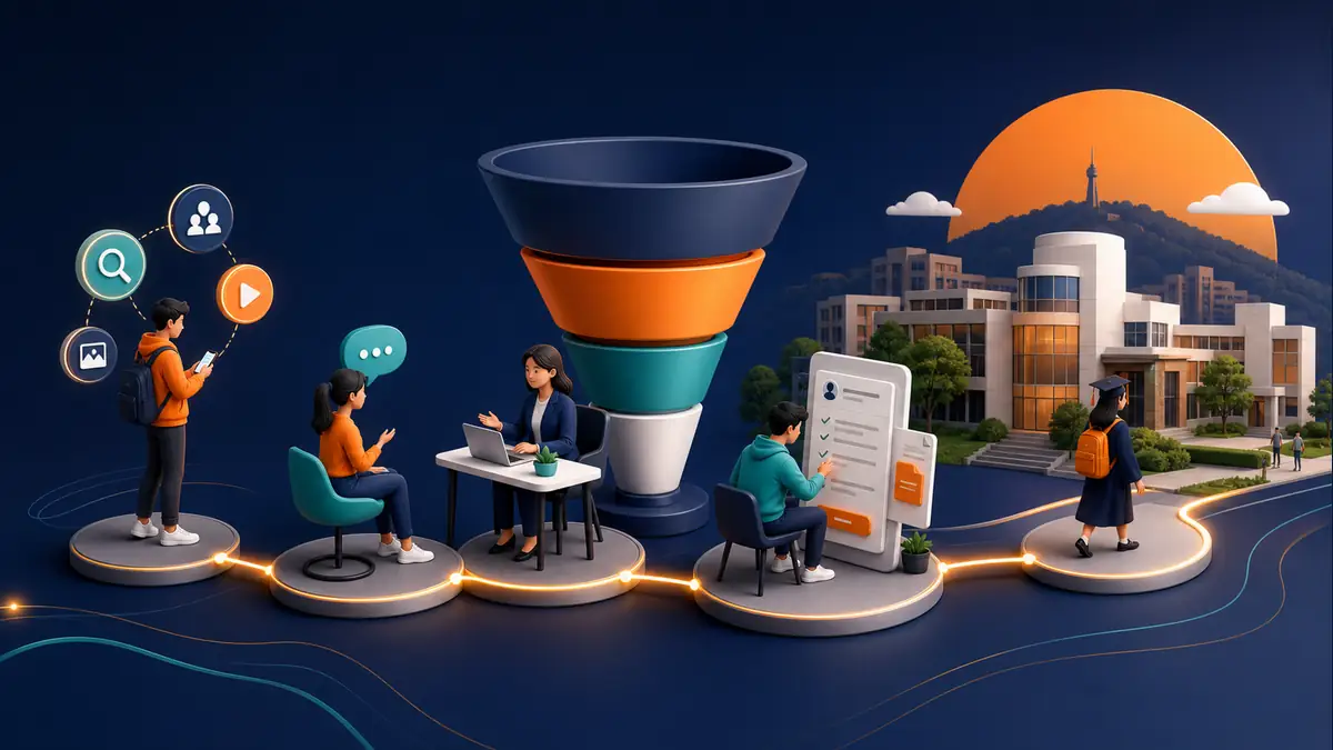 Admissions funnel for Pune educational institutes