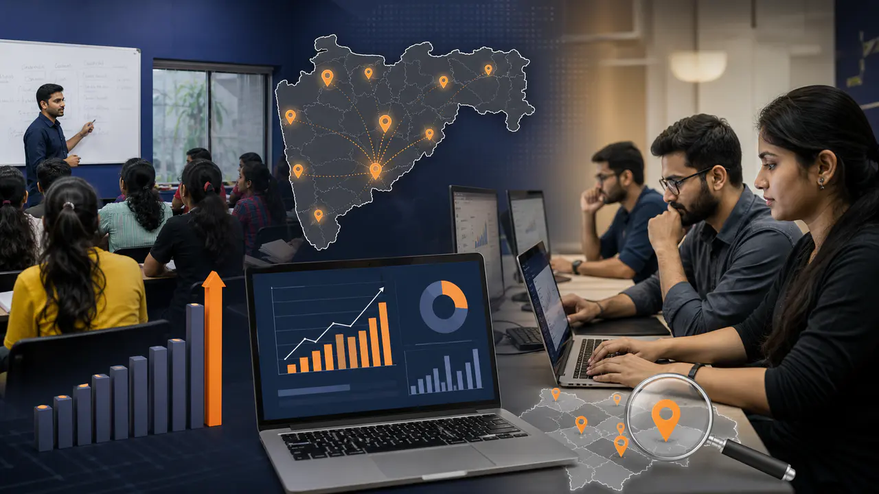 Maharashtra education SEO growth visual with local search and analytics