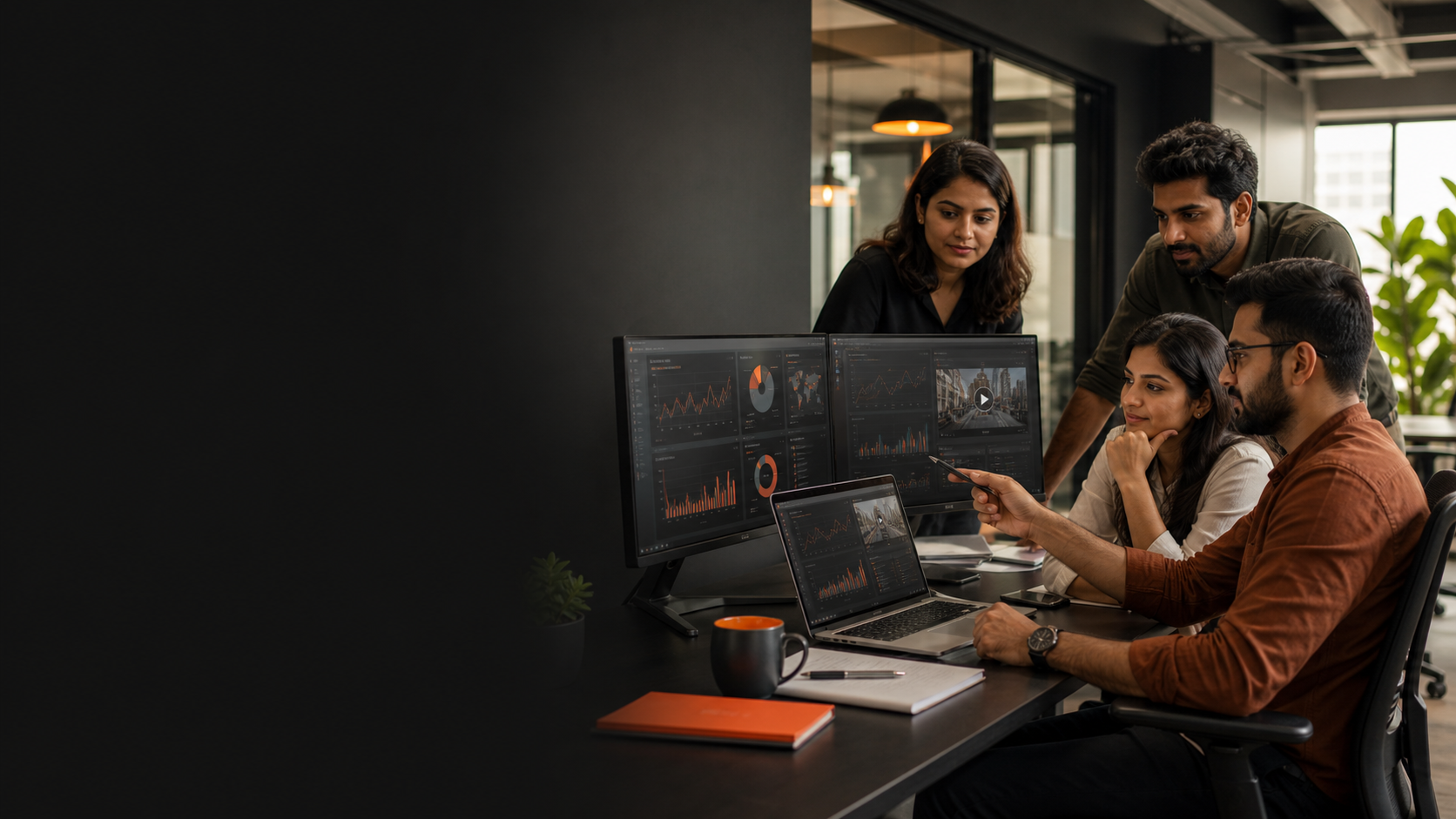 Indian programmatic advertising team planning data-led media campaigns in Pune