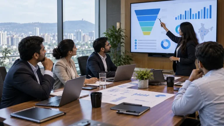 Pune B2B team planning a digital marketing and lead-generation strategy