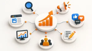 Connected digital marketing services for a Pune business growth strategy