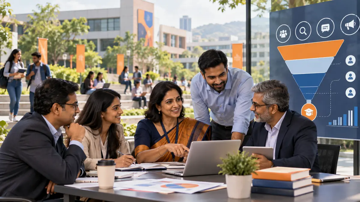 Pune education leadership planning student admissions marketing
